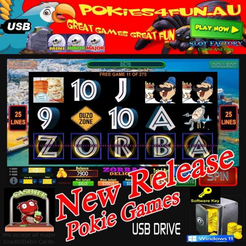 Pokies4fun - Pokies Slots Casino - Zorbas Delight - Arcade Pc Windows