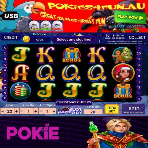 Made With Slot Factory Create and Play - Christmas Cheers - Pokies Casino