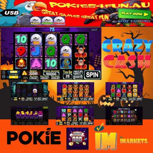 Pokies4fun - Spooky Spins Returns - Crazy Cash Edition - Slots Arcade Poker