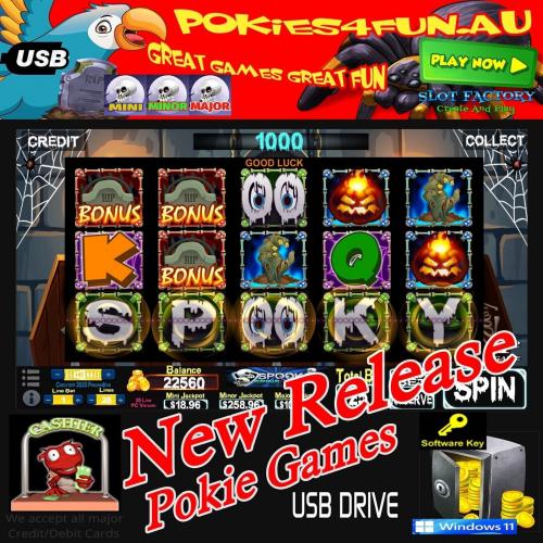 Pokies4fun - Pokies Slots Casino - Spooky Spins Returns - Arcade Pc Windows